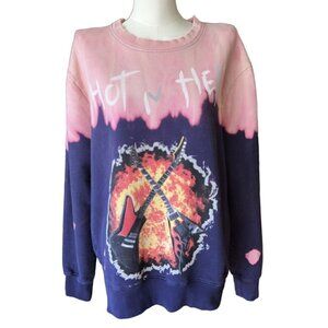 Black Keys Pink Purple Hot N Hell Sweatshirt Women's Sz XL
